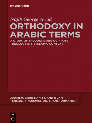cover image of Orthodoxy in Arabic Terms